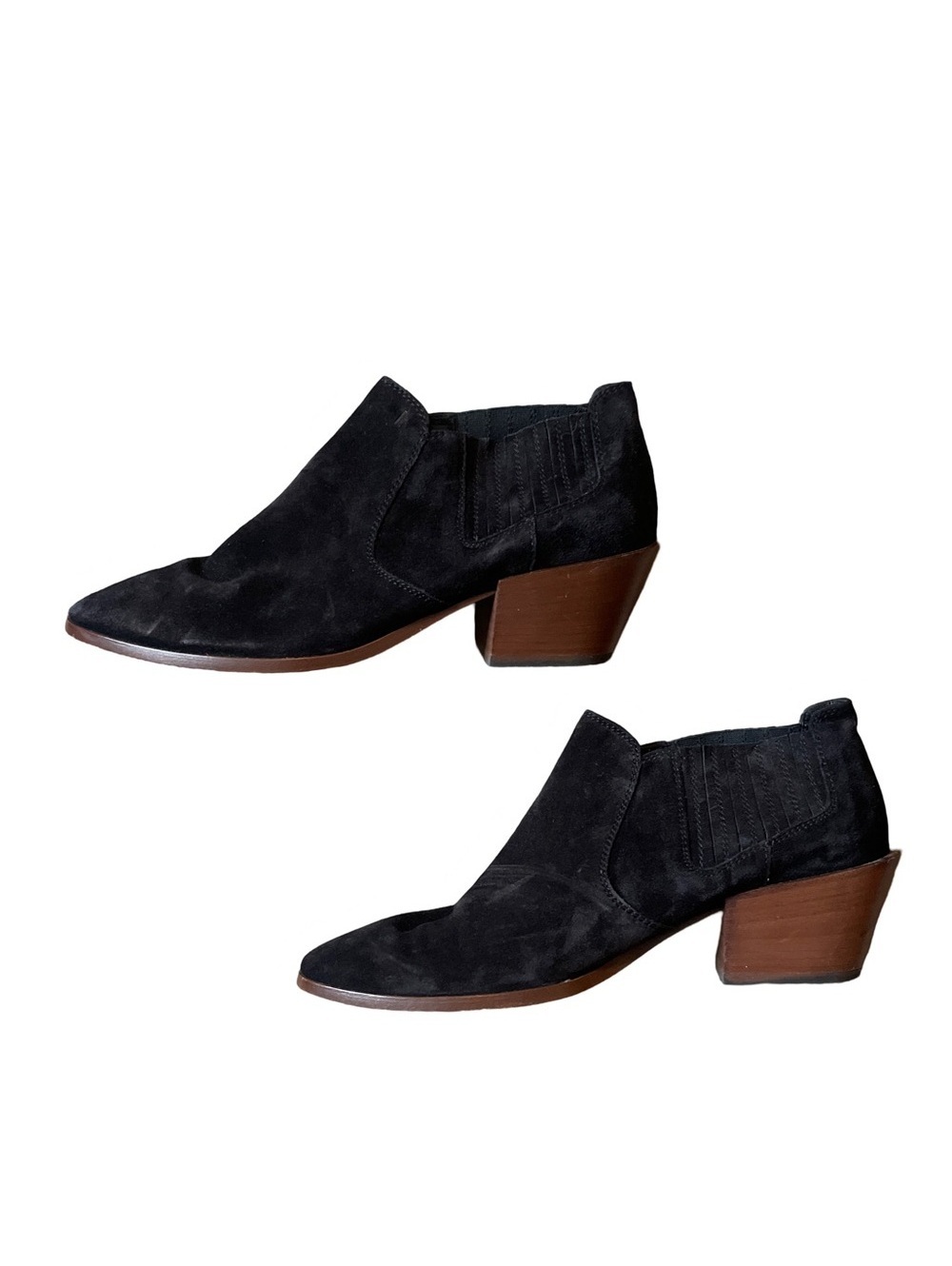 TOD’s Italian Suede Women's Black Ankle Boots Size 8.5